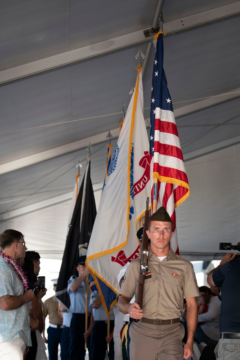 USS Missouri Veteran's Day Ceremony