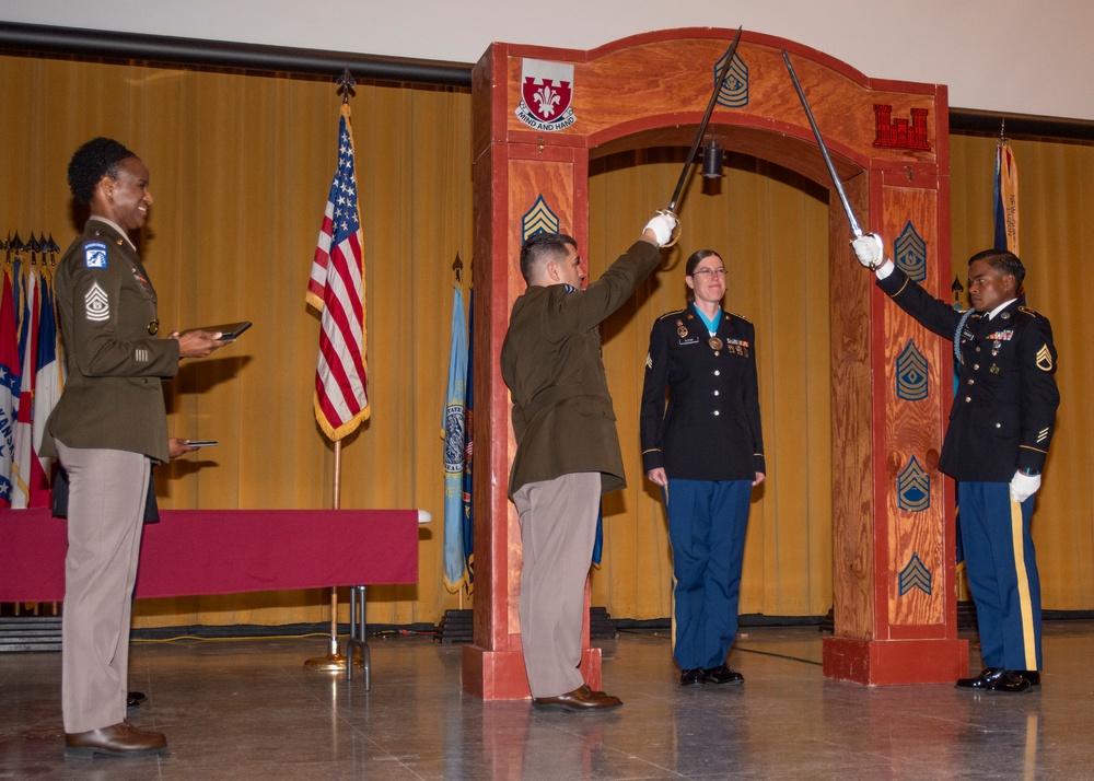 Fort Leonard Wood inducts 21 Soldiers into NCO Corps during ceremony