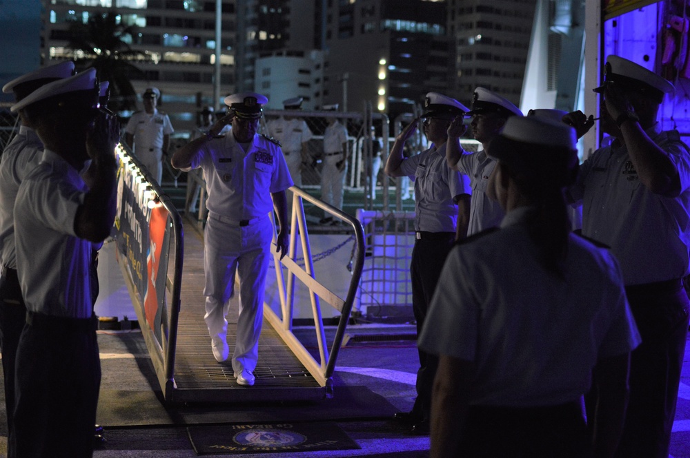 U.S. Coast Guard Cutter Bear hosts Colombian Navy