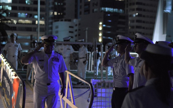 U.S. Coast Guard Cutter Bear hosts Colombian Navy