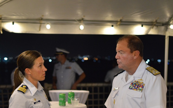 U.S. Coast Guard Cutter Bear hosts Colombian Navy