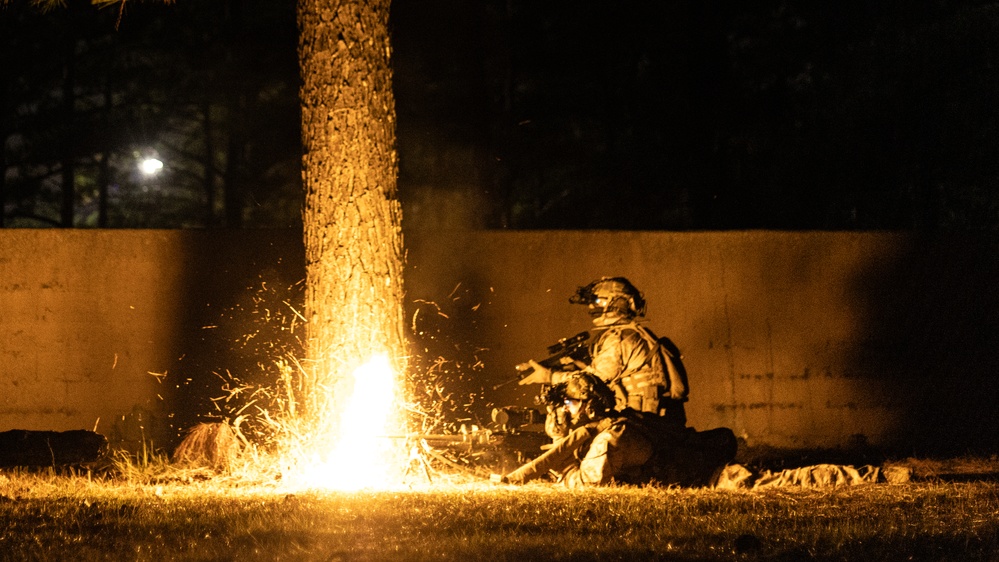 BLT 1/8 Conducts Night Raid