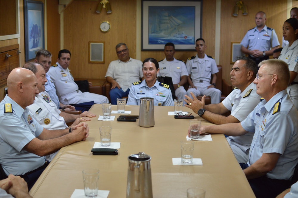 U.S. Coast Guard Cutter Bear hosts Colombian Navy