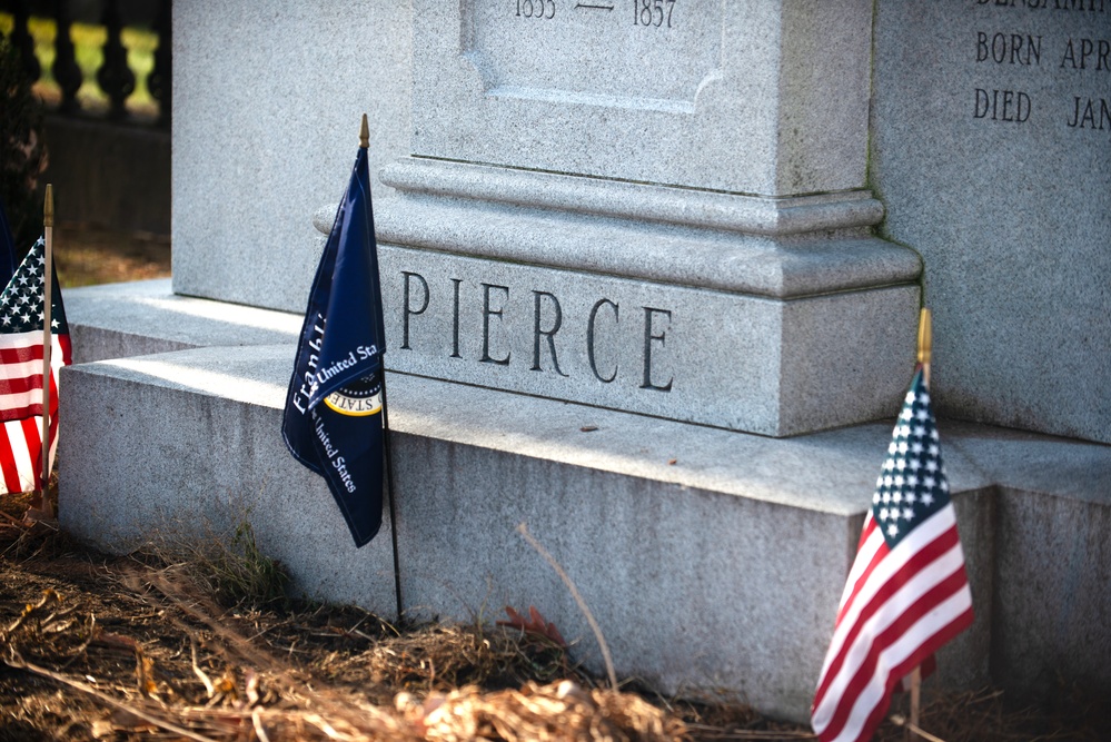 NH National Guard conducts annual Franklin Pierce wreath-laying ceremony