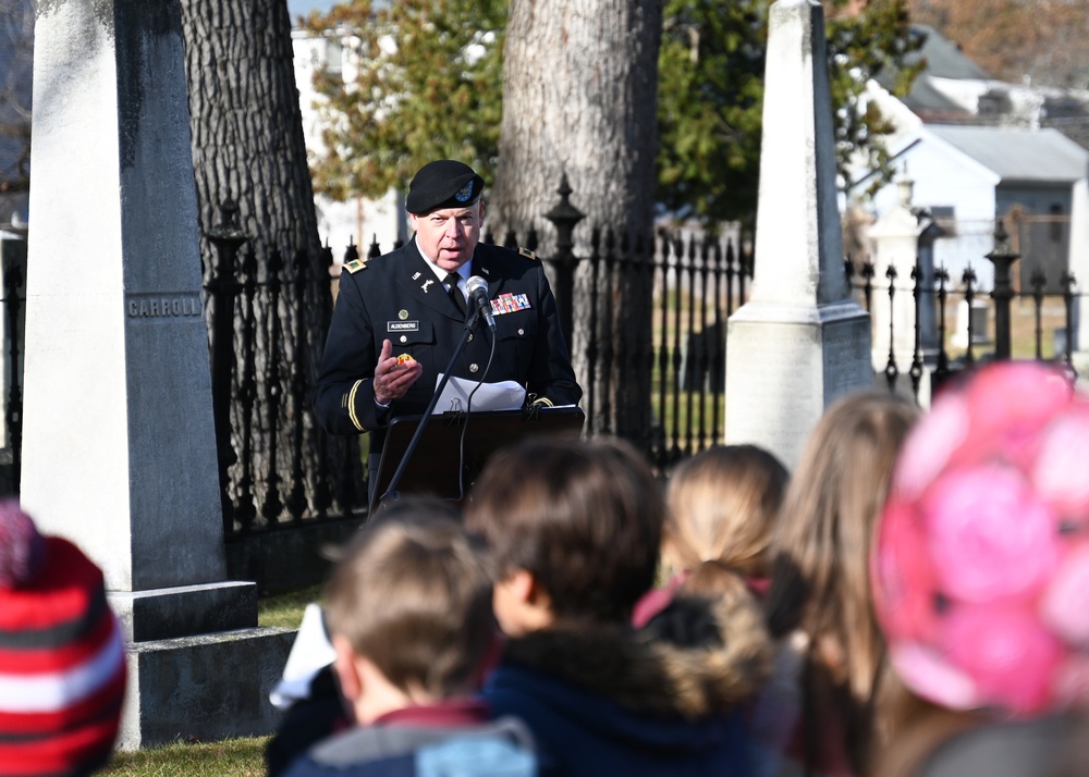 NH National Guard conducts annual Franklin Pierce wreath-laying ceremony