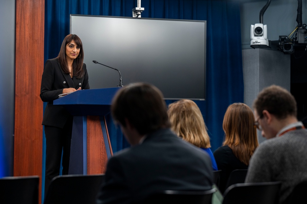 DPPS Sabrina Singh Conducts a Press Briefing