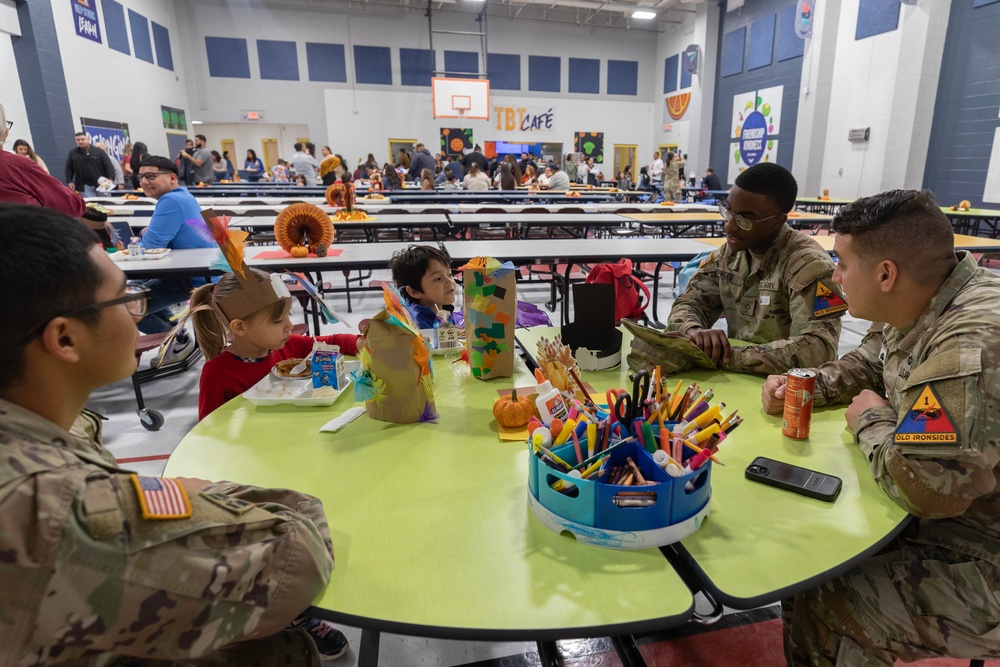 24th Theater Public Affairs Support Element Participates in Thanksgiving Events With Jose H. Damian Elementary School