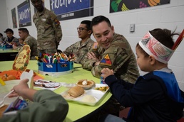 24th Theater Public Affairs Support Element Participates in Thanksgiving Events With Jose H. Damian Elementary School