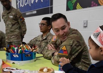 24th Theater Public Affairs Support Element participates in Thanksgiving events with Jose H. Damien Elementary School
