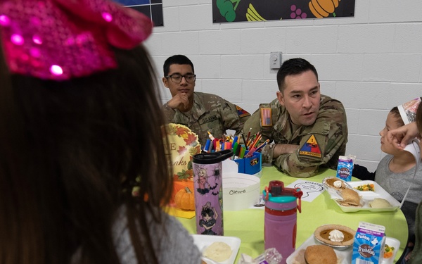 24th Theater Public Affairs Support Element Participates in Thanksgiving Events With Jose H. Damian Elementary School
