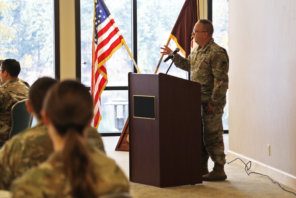 62nd MED Soldiers Gather for Spiritual Fitness Thanksgiving Luncheon