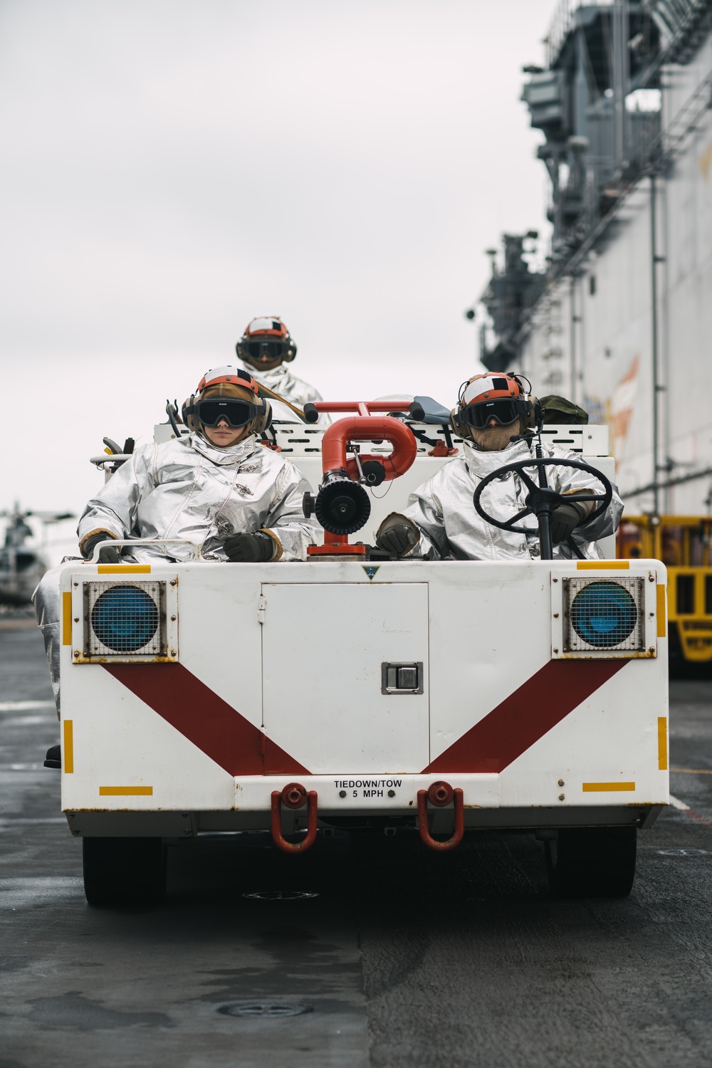 Sailors Train for Aircraft Fires aboard USS Boxer