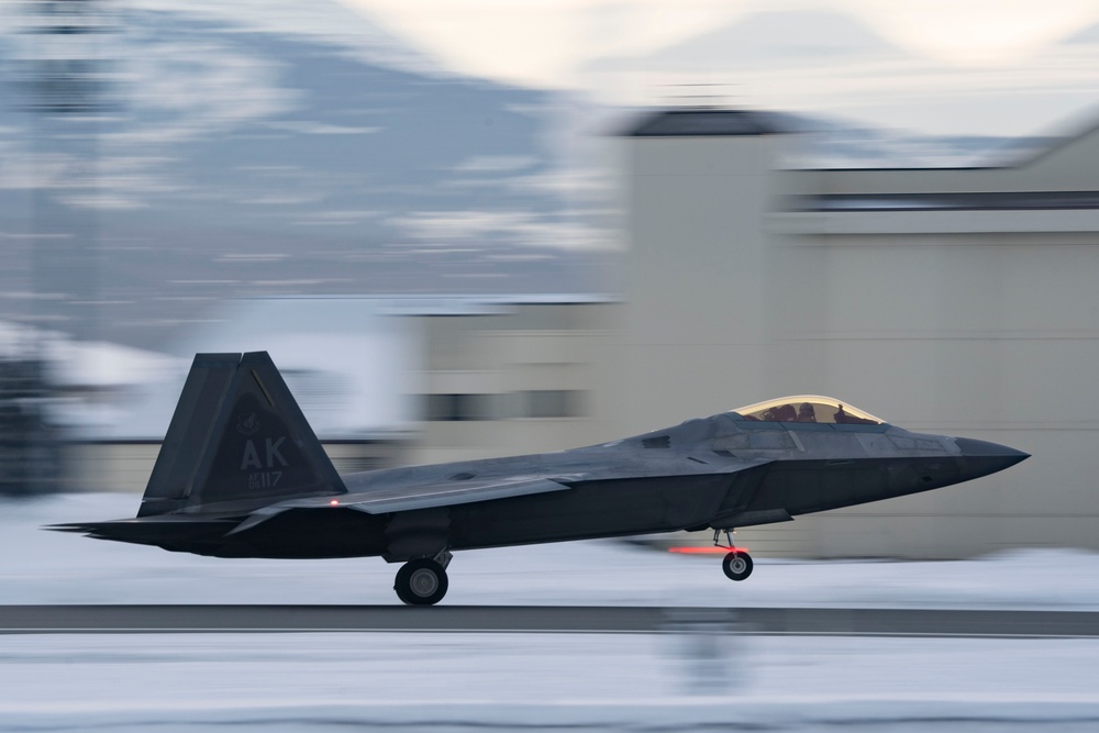 3rd Wing F-22s promote dominance over JBER