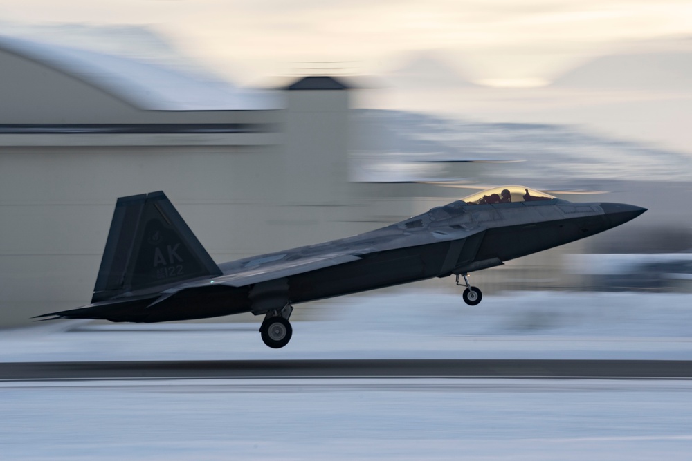 3rd Wing F-22s promote dominance over JBER