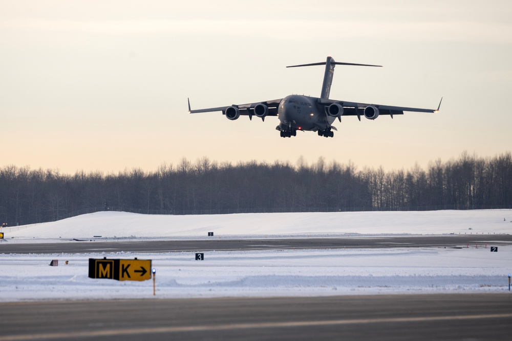 Flight operations over JBER