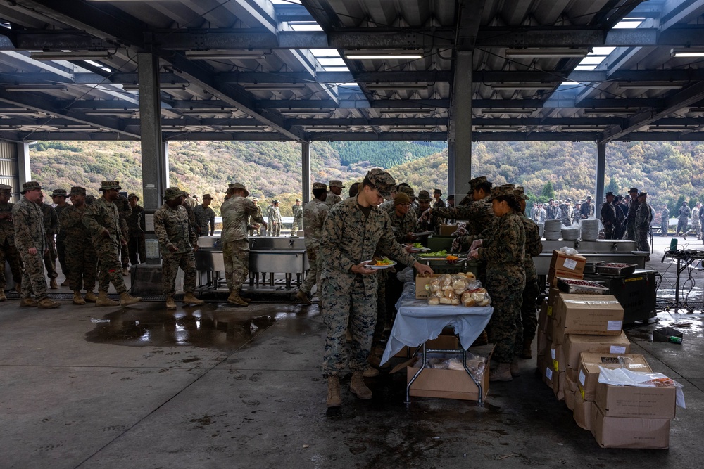 Resolute Dragon 23 | III MEF Marines participate in Warrior’s Meal on Hijyudai