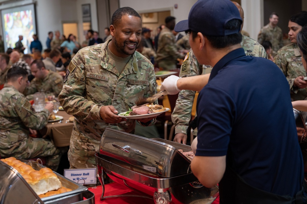 Korean-American Gunsan Alliance hosts annual Thanksgiving meal for Wolf Pack