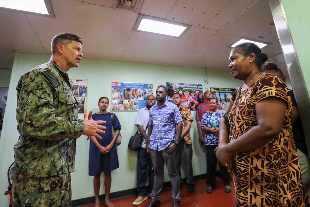 Pacific Partnership 2024-1: Solomon Island Commanding Officer Tour