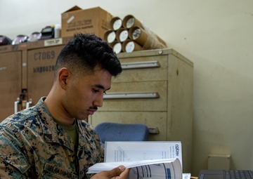 U.S. Marines with 3rd Maintenance Battalion Test Developing Software