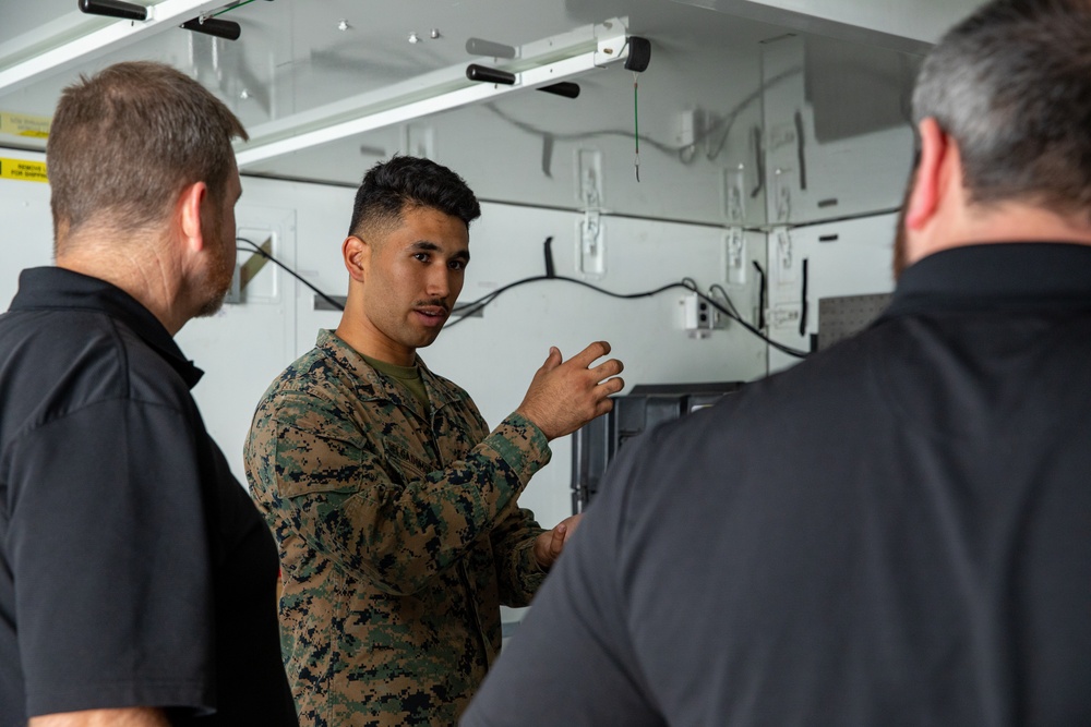 U.S. Marines with 3rd Maintenance Battalion Test Developing Software