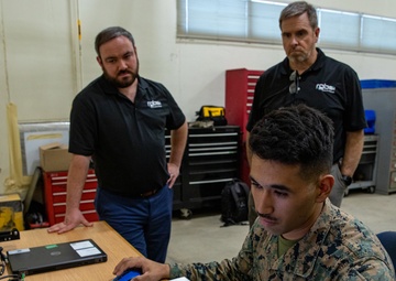 U.S. Marines with 3rd Maintenance Battalion Test Developing Software