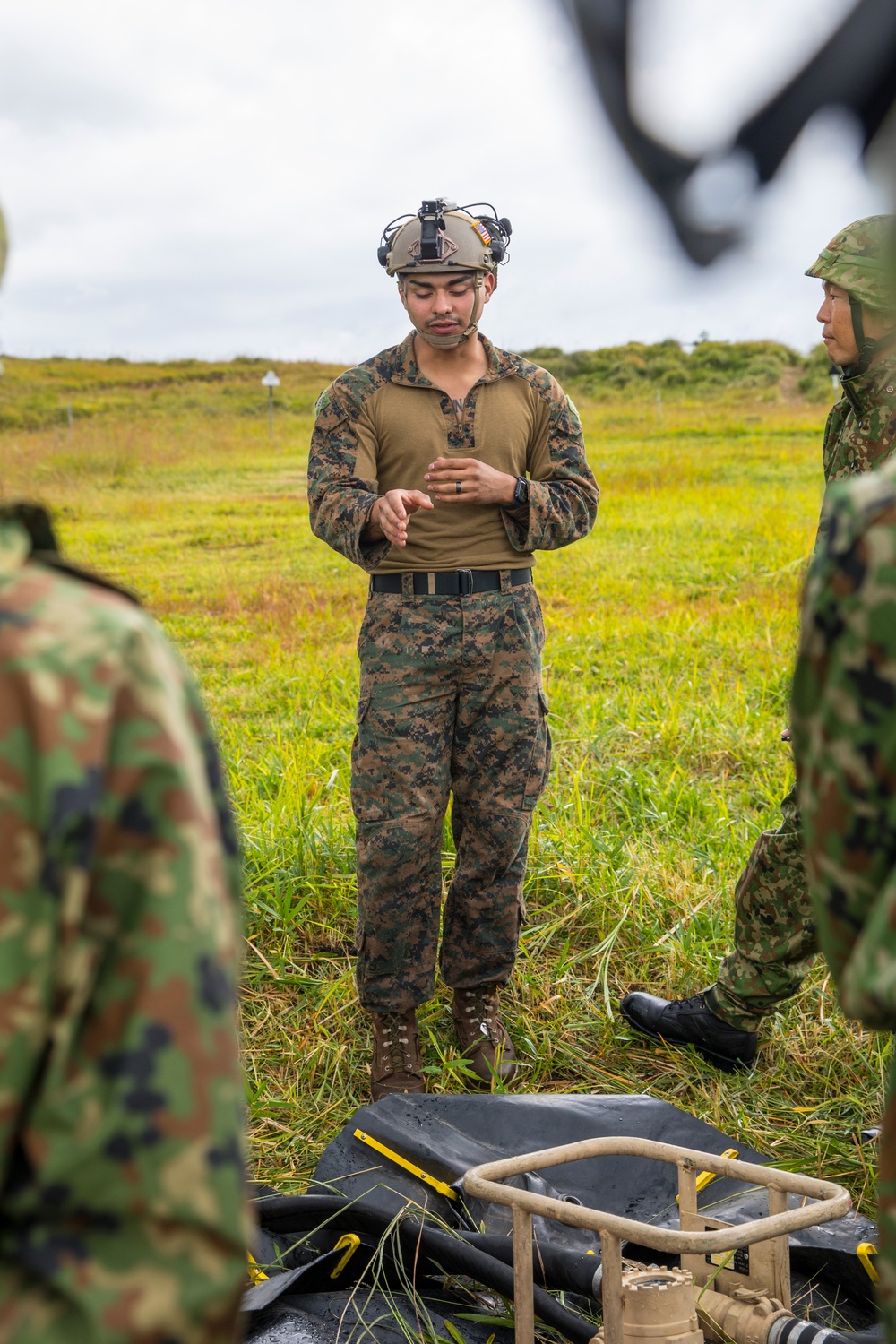 Resolute Dragon 23 | MWSS-171, JGSDF Conduct Bilateral Fueling, MEDEVAC Drill at Camp Jumonjibaru