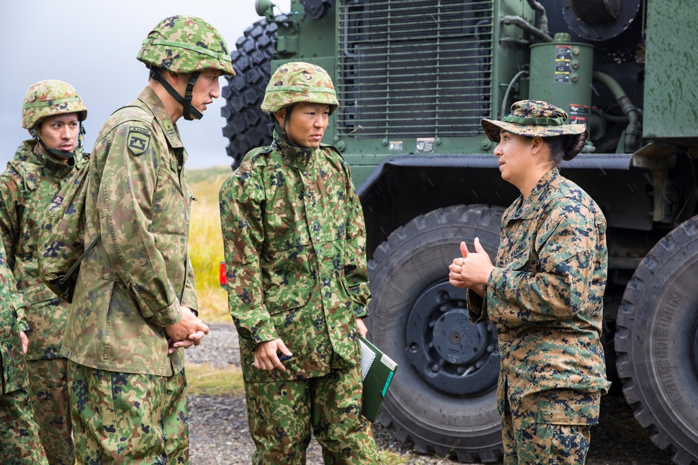 Resolute Dragon 23 | MWSS-171, JGSDF Conduct Bilateral Fueling, MEDEVAC Drill at Camp Jumonjibaru