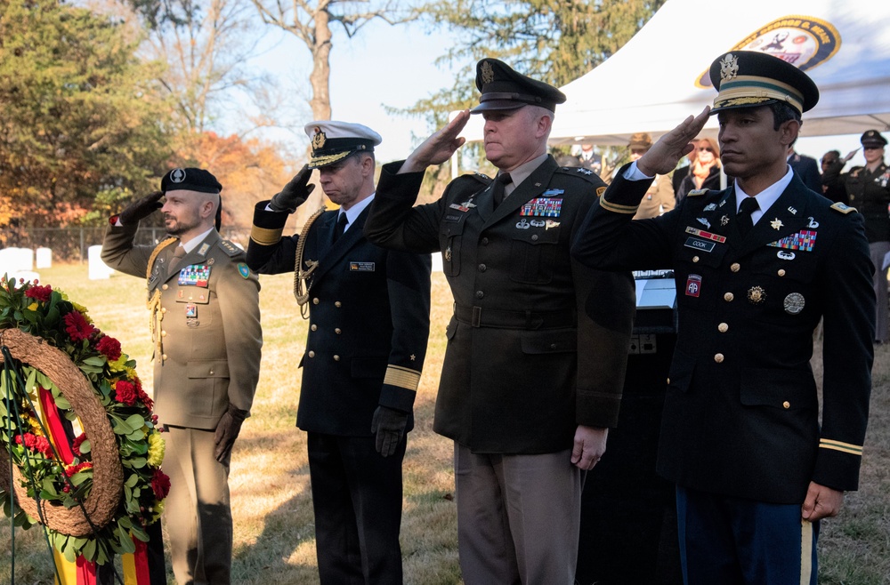 33 German, 2 Italian POWs honored during annual wreath-laying ceremony at Fort Meade