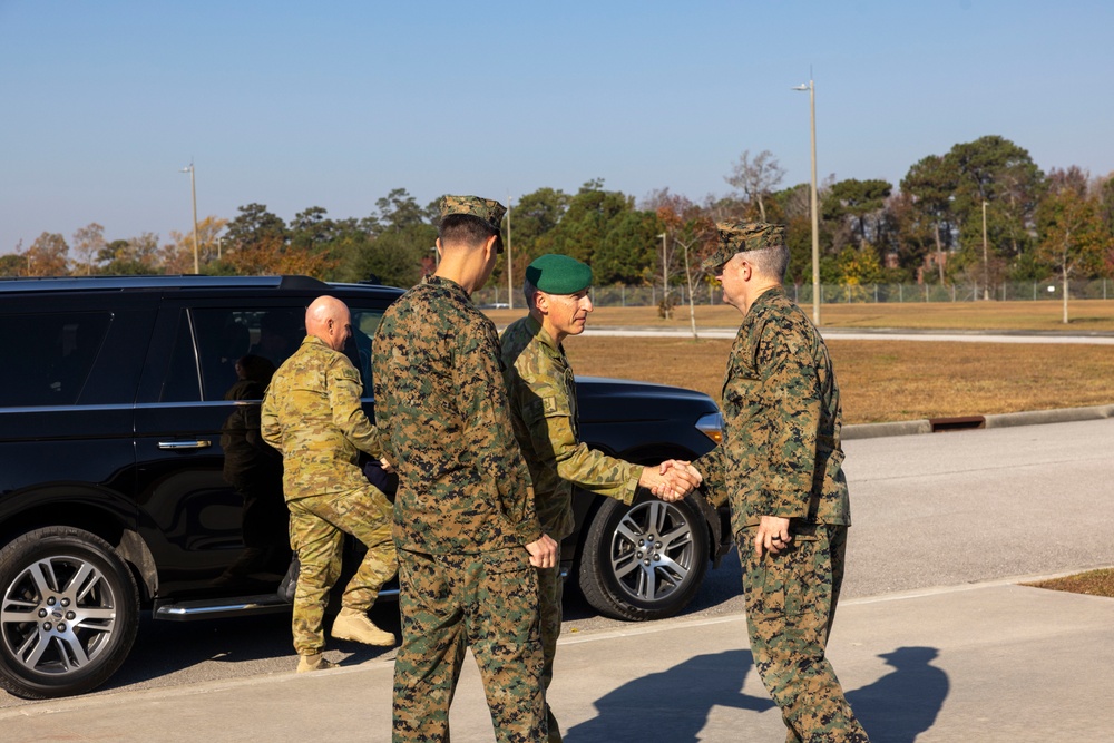 MARSOC welcomes Australian special operations forces Commanding General