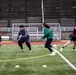U.S. Marines with Marine Corps Air Facility compete in the Turkey Bowl