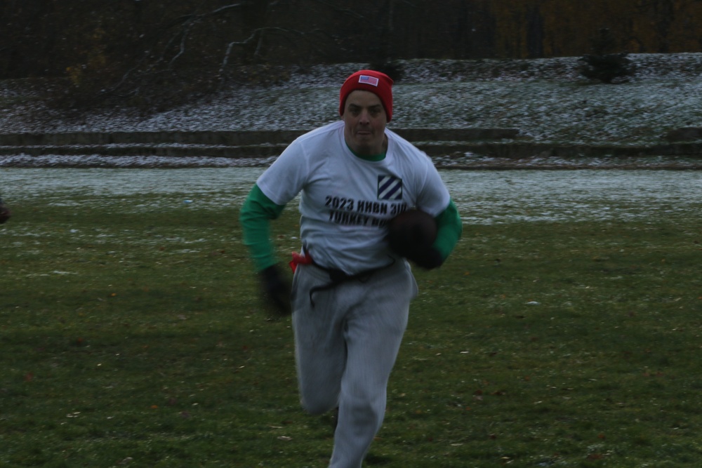 3rd Infantry Division Soldiers compete in Turkey Bowl