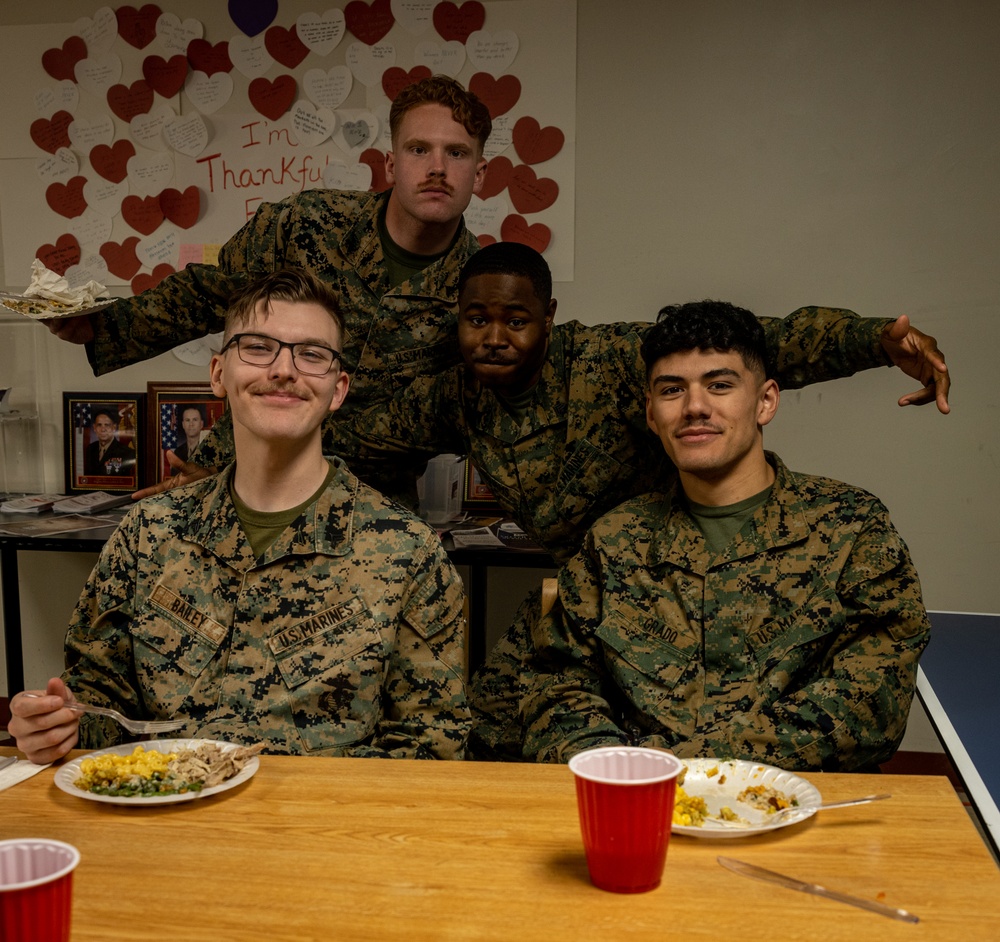 Security Battalion hosts Thanksgiving Barracks Feast on Marine Corps Base Quantico