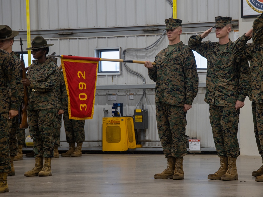 Sarasota native graduates as the honor graduate for platoon 3092, Lima Company, Marine Corps Recruit Depot Parris Island