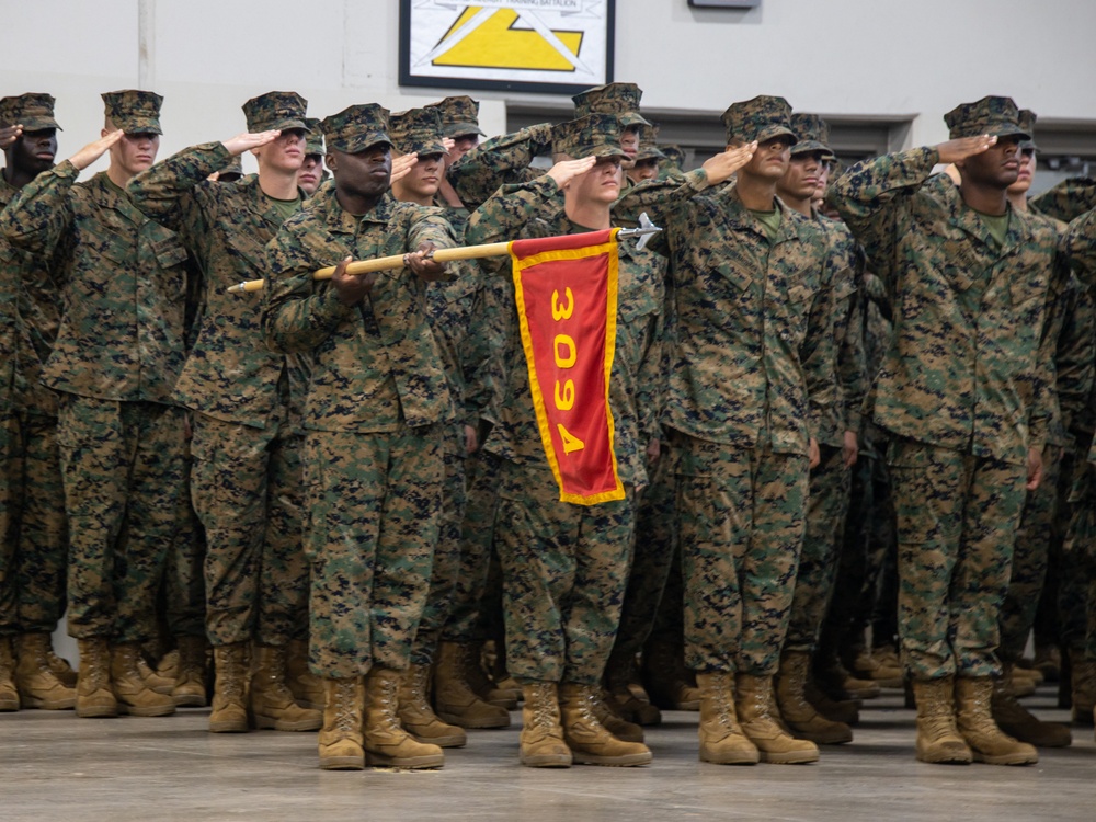 Charleston native graduates as the honor graduate for platoon 3094, Lima Company, Marine Corps Recruit Depot Parris Island