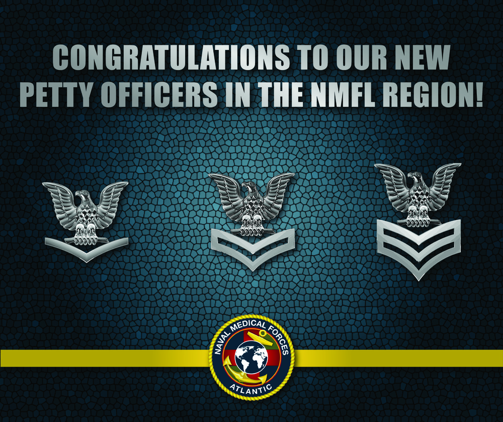 NMFL Celebrates Regional Petty Officer Advancement