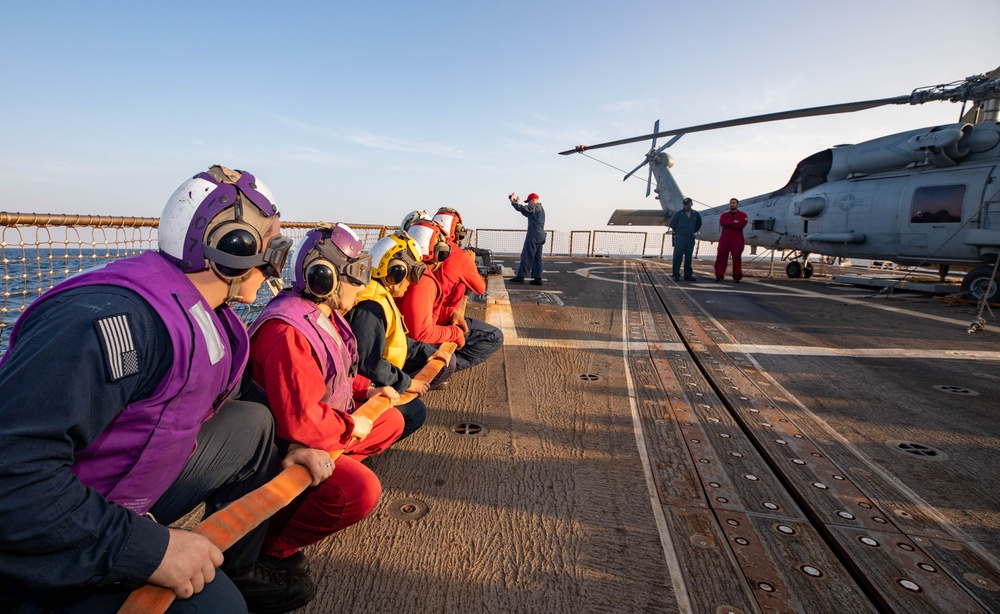 USS Gravely (DDG 107) Conducts Training in Support of C5F Operations