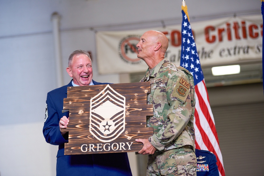 Gregory retires after 40 years of service