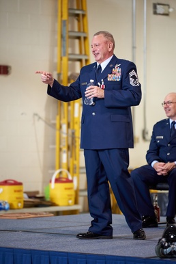 Chief Master Sgt. Danny Gregory retires after more than 40 years in the military