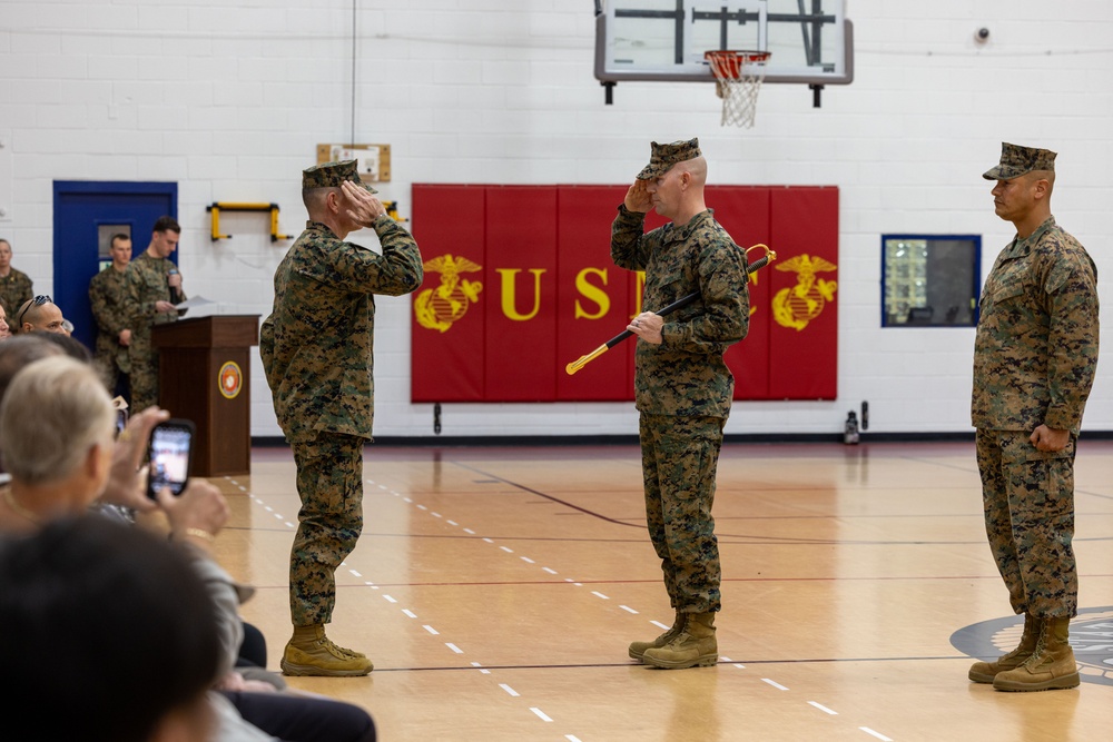 MARFORCOM Headquarters and Service Battalion Relief and Appointment Ceremony