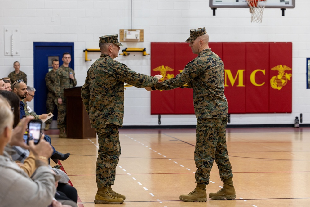 MARFORCOM Headquarters and Service Battalion Relief and Appointment Ceremony