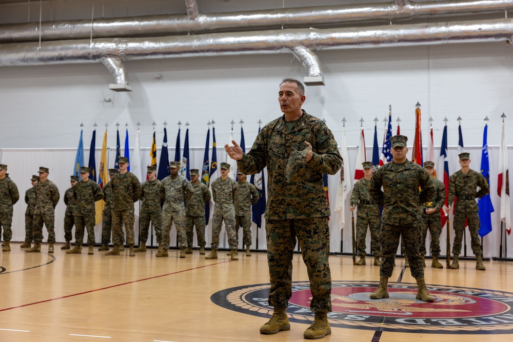 MARFORCOM Headquarters and Service Battalion Relief and Appointment Ceremony