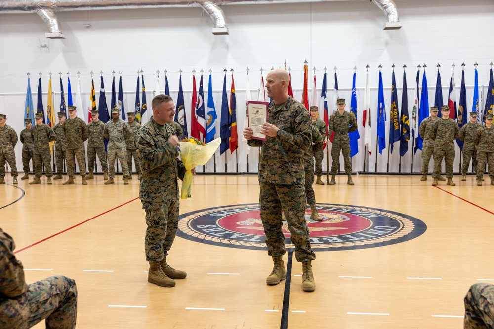 MARFORCOM Headquarters and Service Battalion Relief and Appointment Ceremony