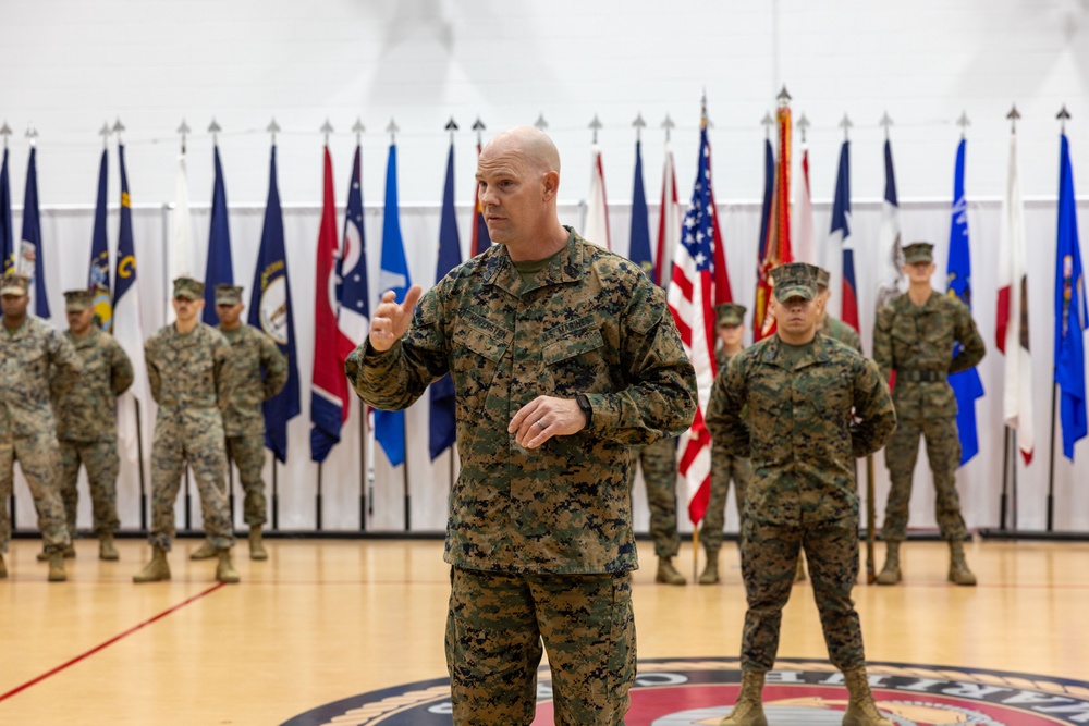 MARFORCOM Headquarters and Service Battalion Relief and Appointment Ceremony