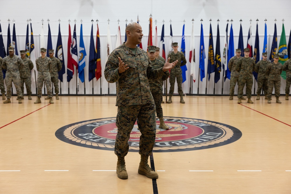 MARFORCOM Headquarters and Service Battalion Relief and Appointment Ceremony