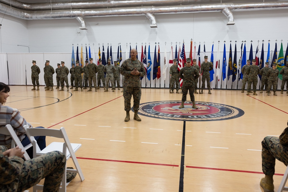 MARFORCOM Headquarters and Service Battalion Relief and Appointment Ceremony