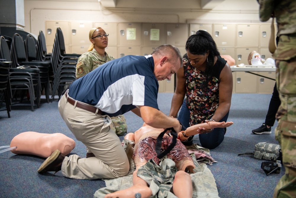 AMC Civic Leaders visit McConnell