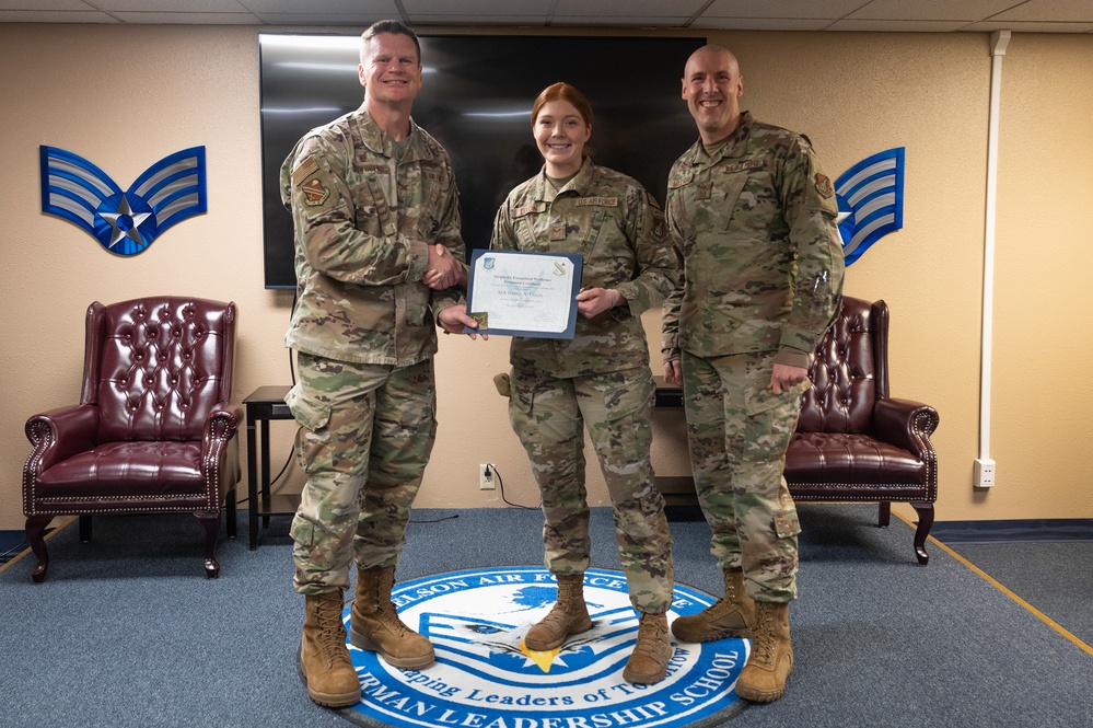 Airman receives STEP promotion