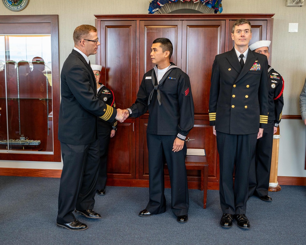 Pass-in-Review at US Navy Recruit Training Command