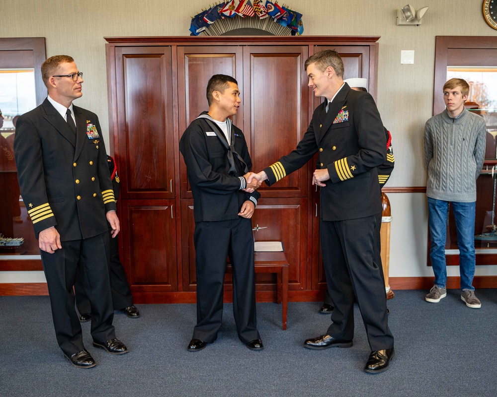 Pass-in-Review at US Navy Recruit Training Command