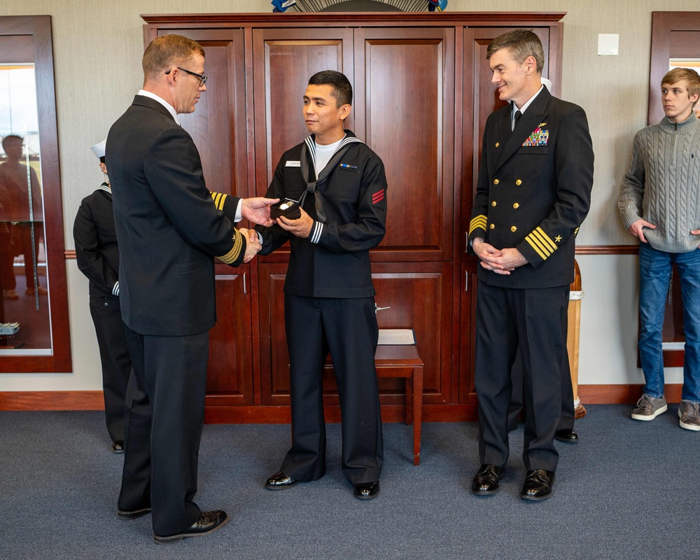 Pass-in-Review at US Navy Recruit Training Command